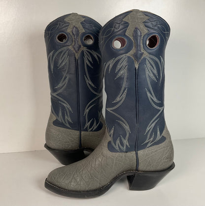 No Name Boot Company | Custom Elephant Cowboy Boots | Extra Wide | Men’s 10