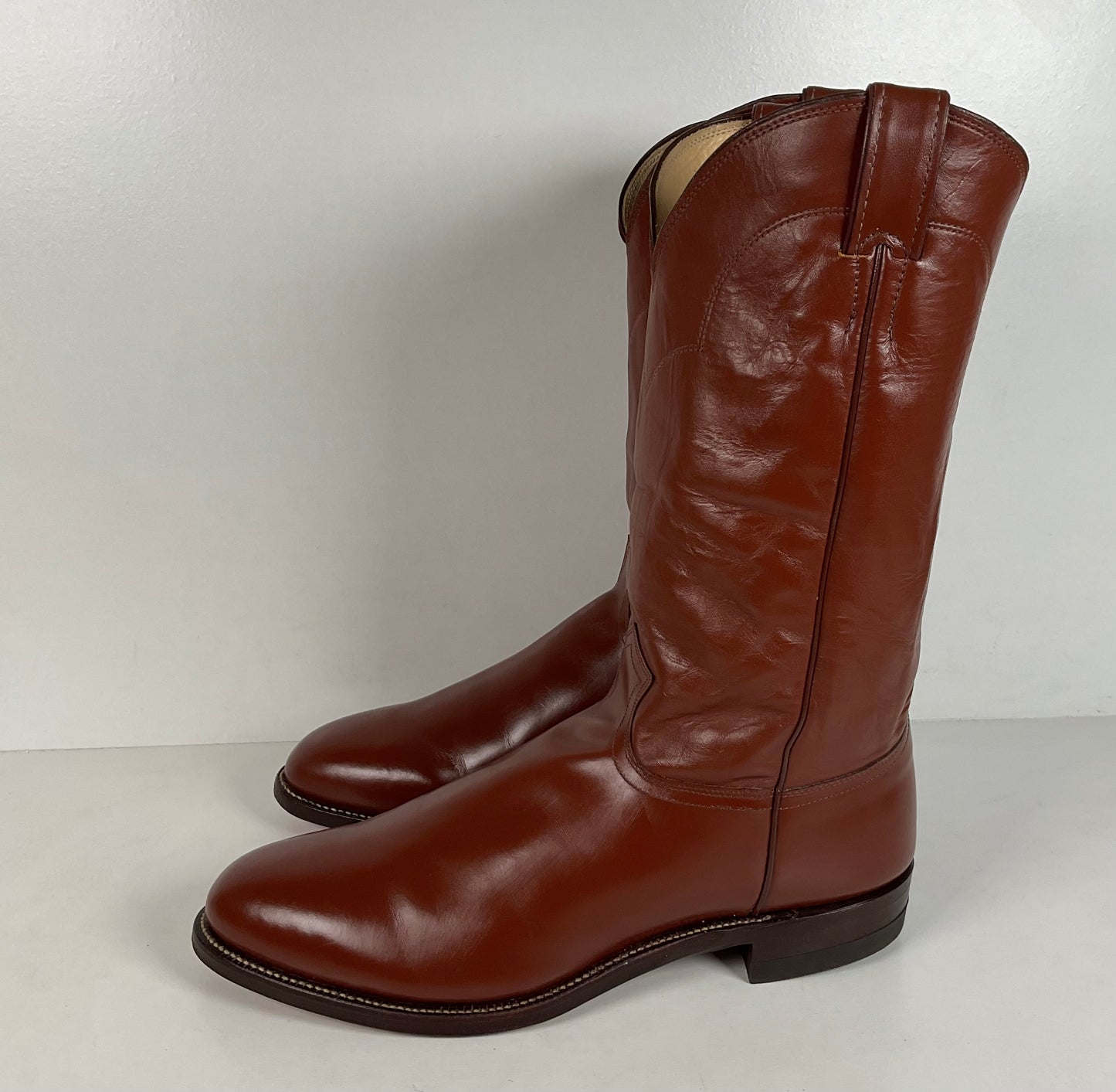 Vintage Justin Roper Boots | Cowboy | USA Made | Brown | Men’s 12 EE
