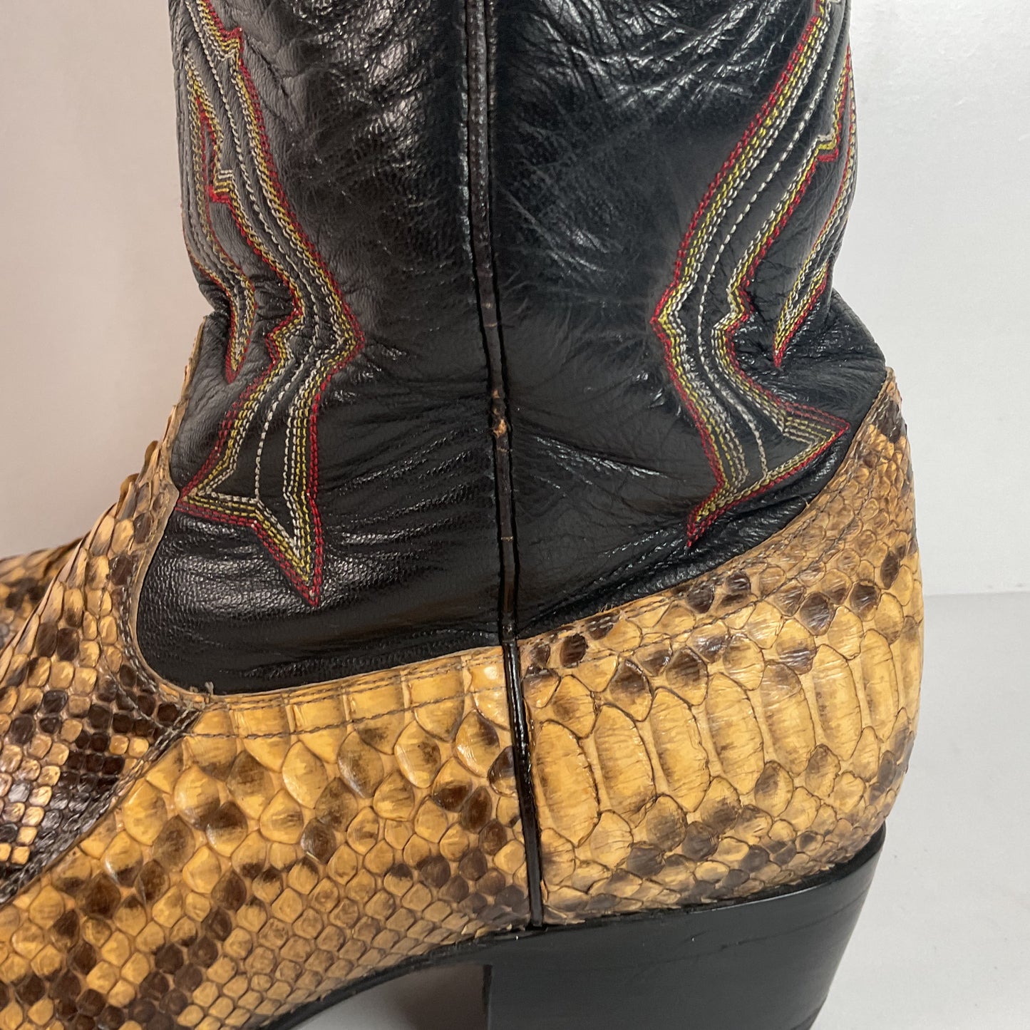 Vintage Bull Rider Python Cowboy Boots | Snakeskin | Men’s 10.5 E