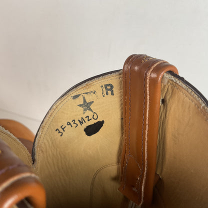 Vintage Tony Lama Ostrich Leg Cowboy Boots | Gold Label | Men’s 7 D | Women’s 8