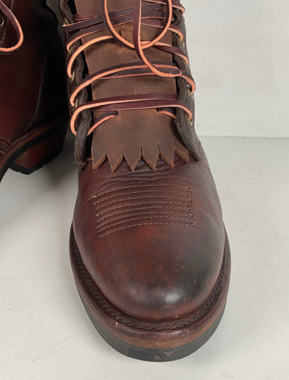 Vintage Chippewa Kiltie Packer Boots | Soft Toe | USA Made | Men’s 9.5 D