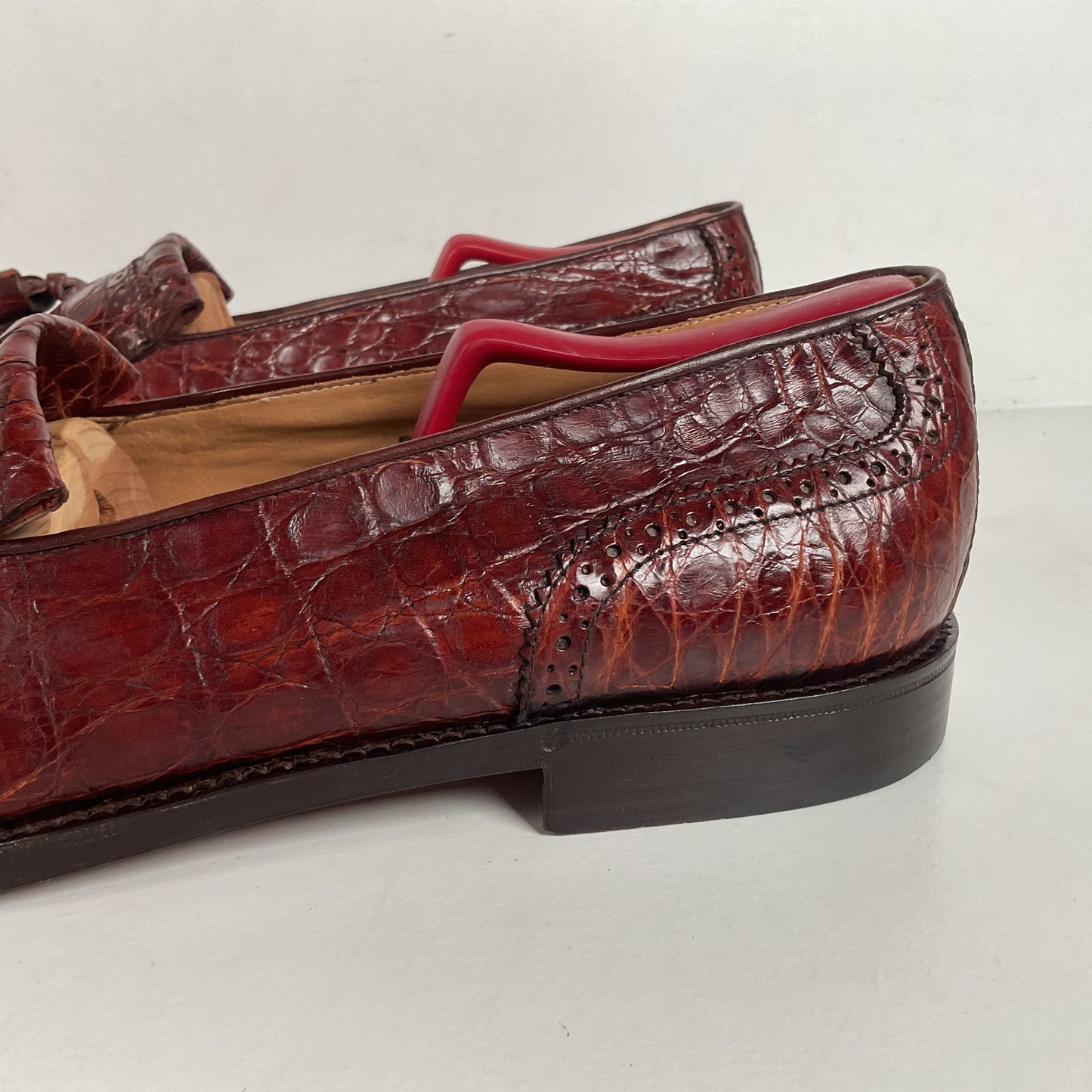Vintage Foster Rainey Tassel Loafers | Full Crocodile | Exotic | Men’s 12
