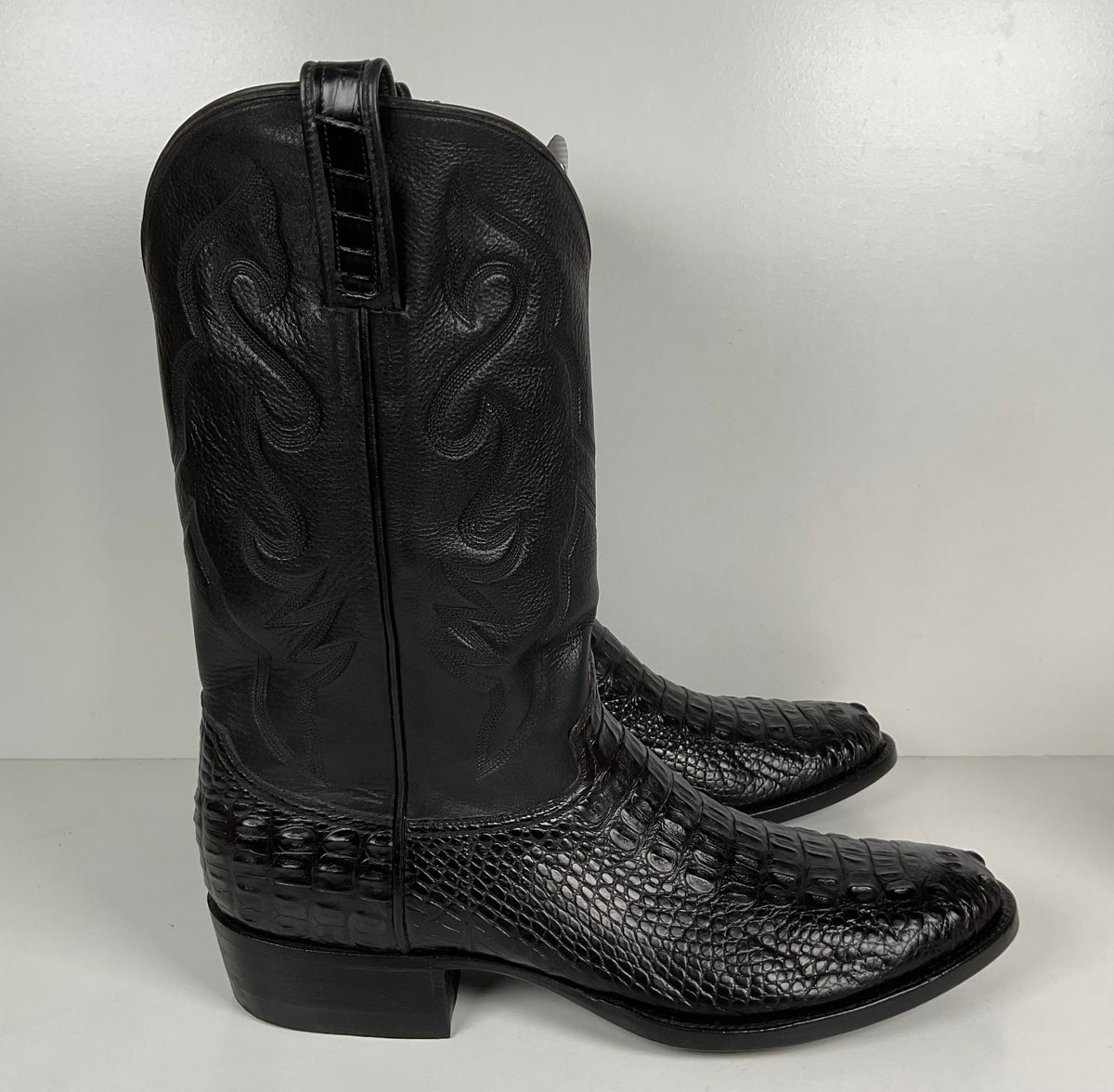 L.M. Easterling American Alligator Cowboy Boots | Hornback | Custom | Men’s 11