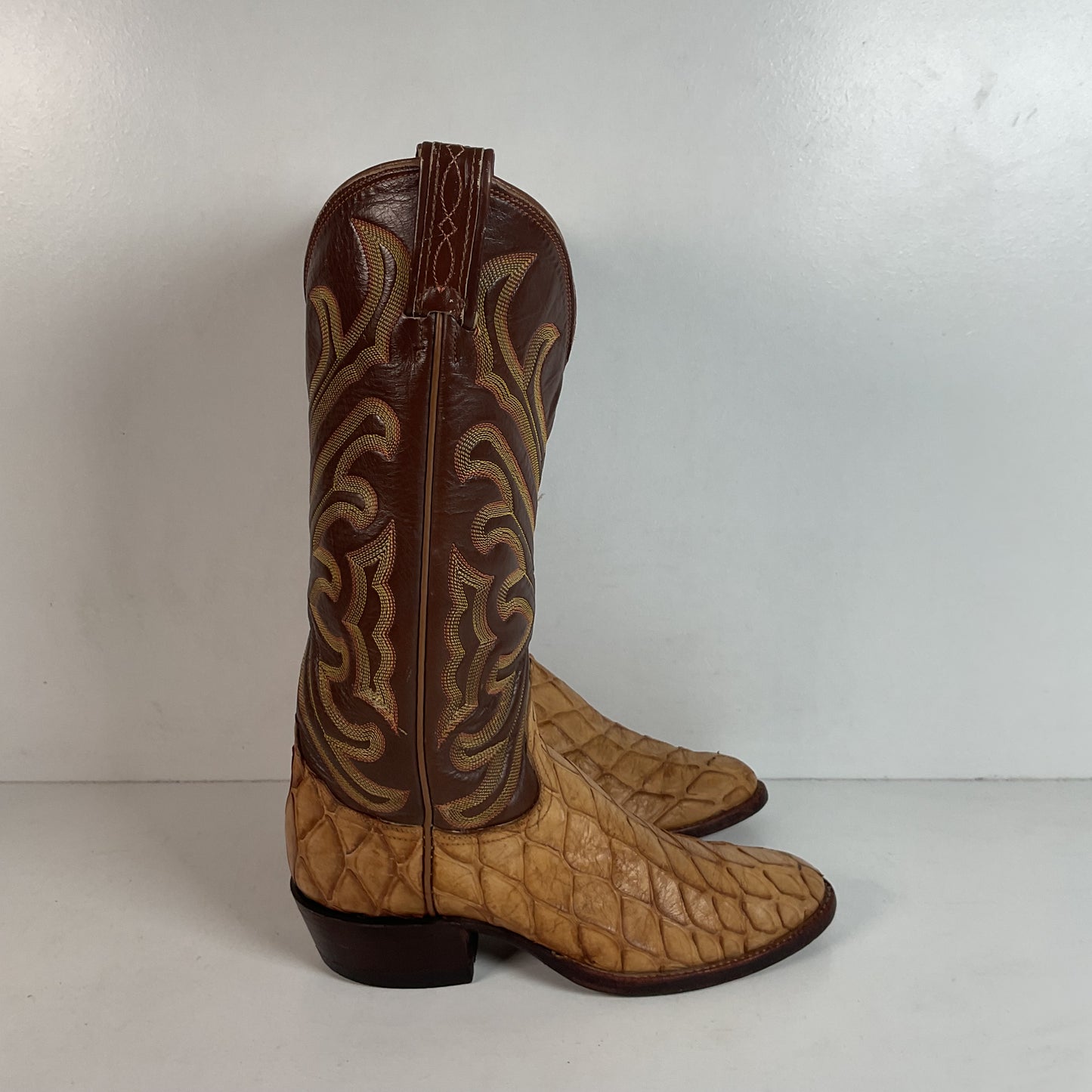 Vintage Tony Lama El Rey Anteater Boots — Men’s 5 | Women’s 6