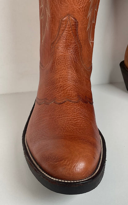 Custom Buckaroo Cowboy Boots | Rough Stock Heel | Tall Top | Men’s 11