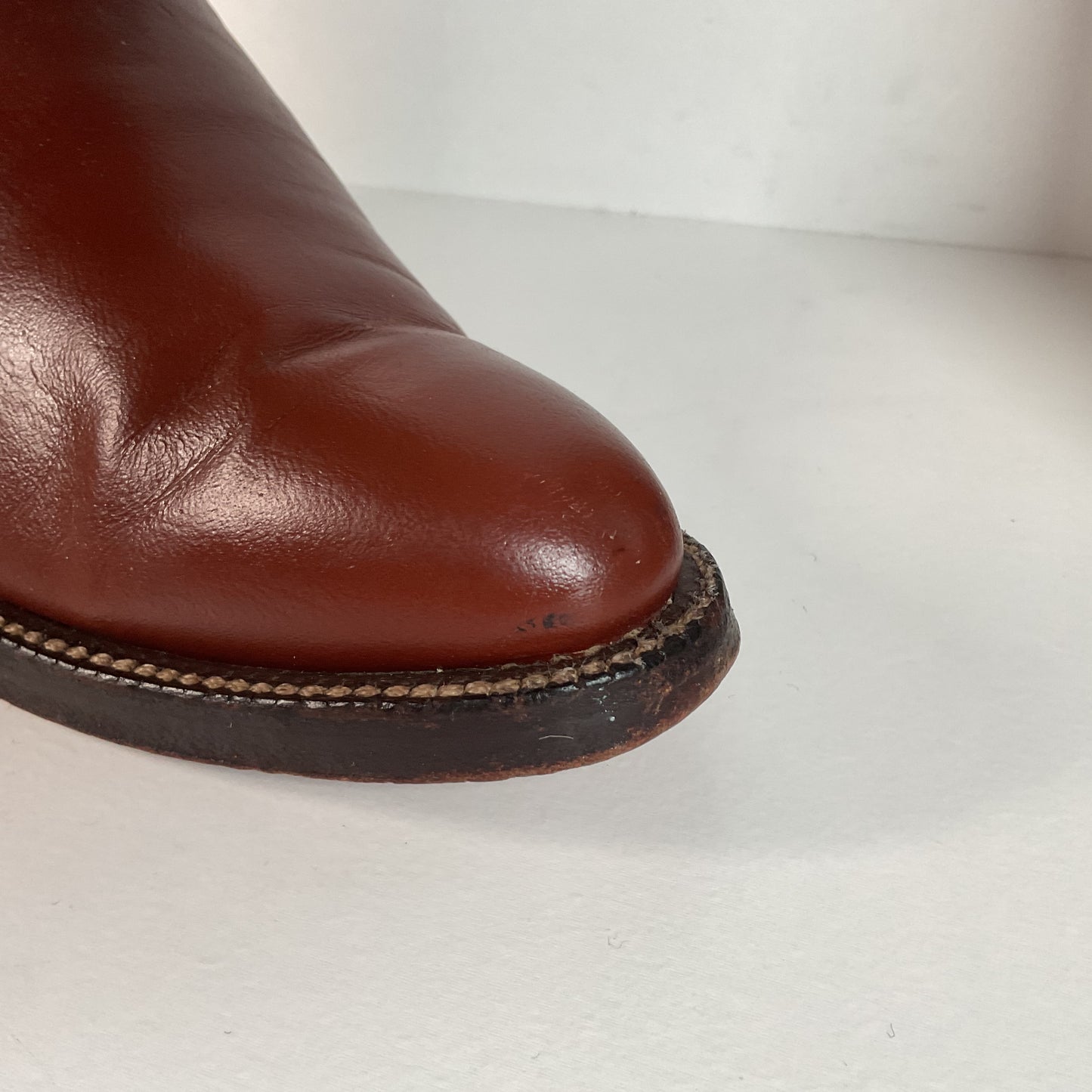 1970s Justin Butterfly Cowgirl Boots | Snakeskin Inlay | USA Made | 6.5 C