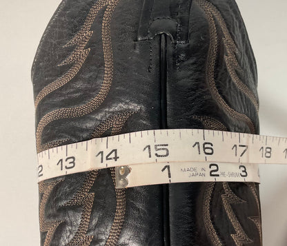Vintage Tony Lama Bull Shoulder Cowboy Boots | USA Made | Men’s 9 D