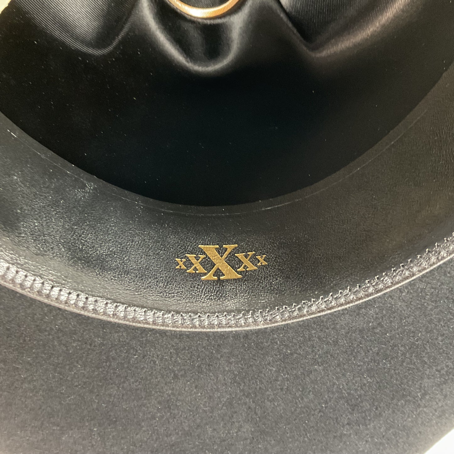 Vintage Milano Larry Mahan Cowboy Hat 6 5/8 Ridgetop Black 5X USA Made