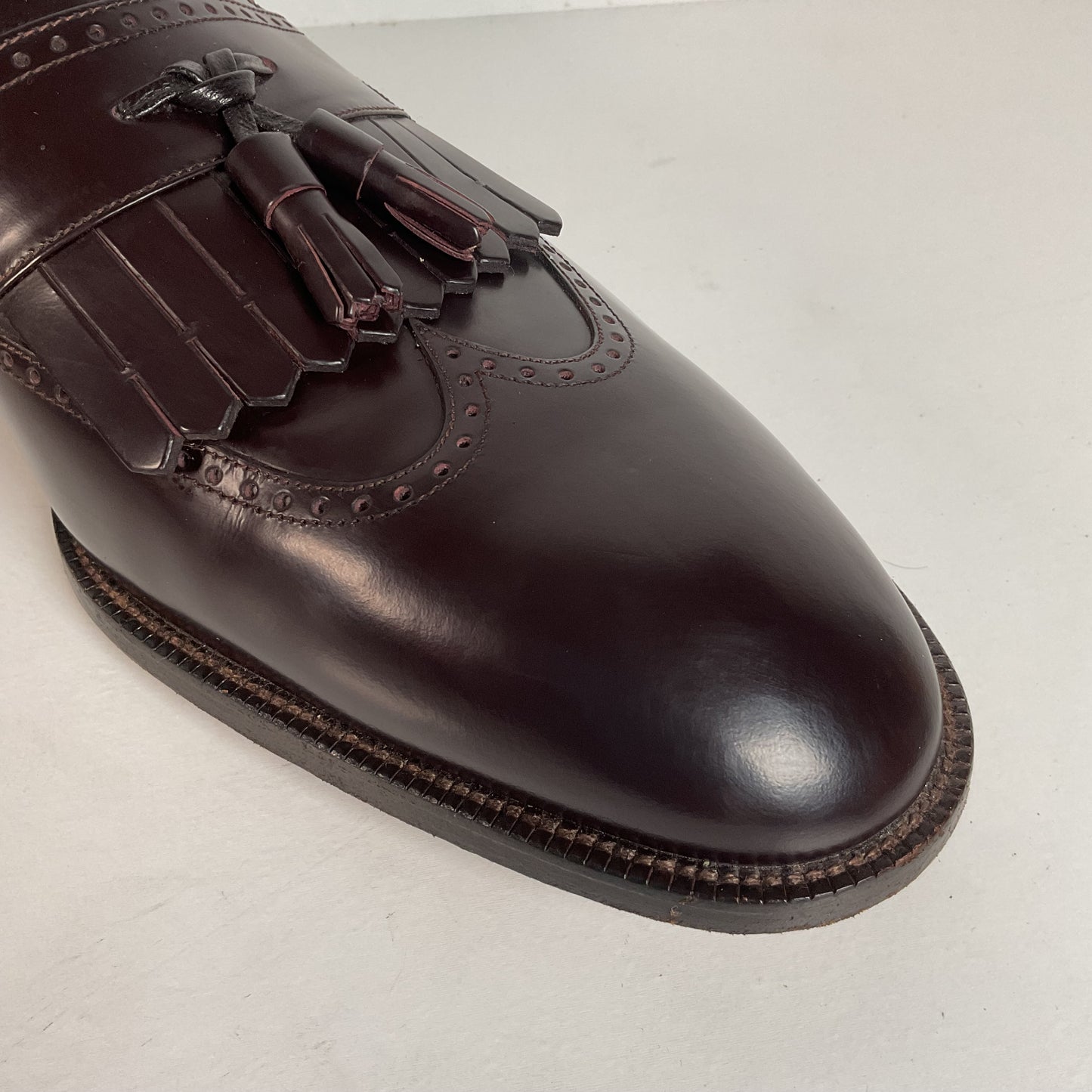 Bally Tassel Loafers | Burgundy Patent | Men’s 15
