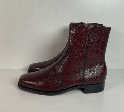 Vintage Florsheim Bullhide Zipper Boots 9.5 D Chelsea Style