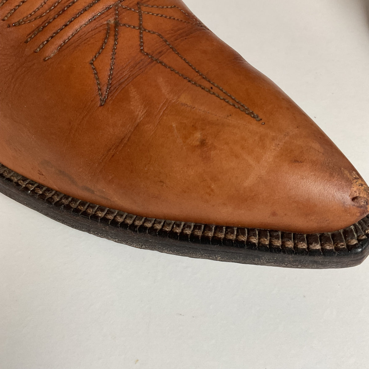 Vintage Justin Fort Worth Cowboy Boots | X Toe | White Label | Men’s 7 D