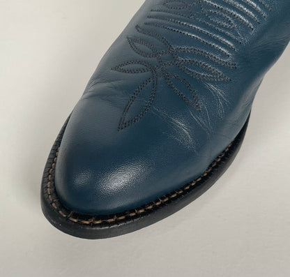 Vintage Tony Lama Gold Label Cowgirl Boots | Blue | Women’s 7.5 M