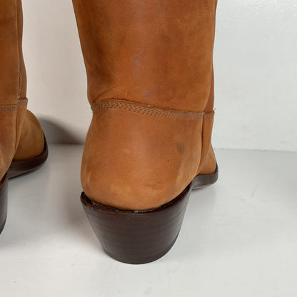 Stewart Fine Handmade Cowboy Boots | Nubuck | Custom | Men’s 6 EE | Women’s ￼7
