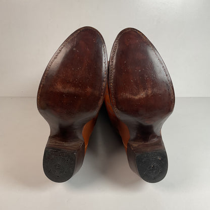 Jack Rowin Custom Cowboy Boots Men’s 9.5 Tall Stove Top Buckaroo