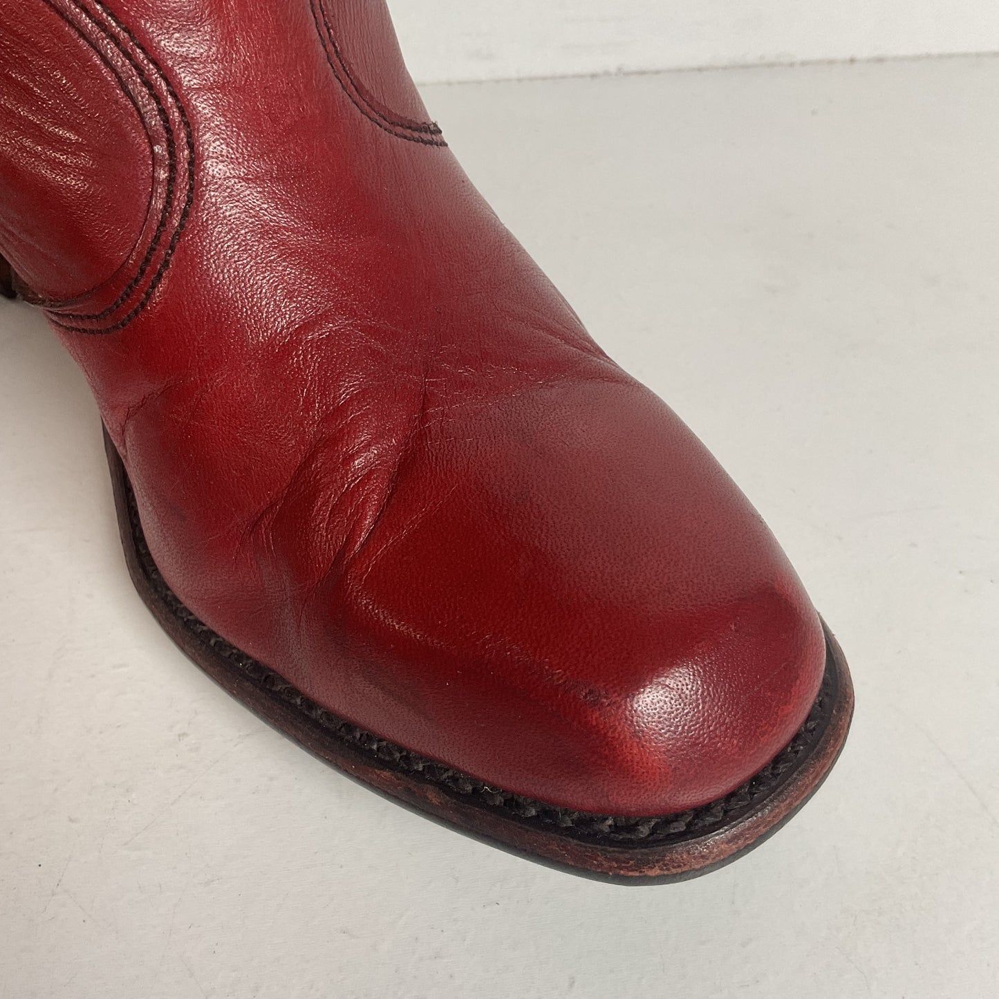 Vintage Wrangler Women’s Tall Harness Boots 7 M USA Made