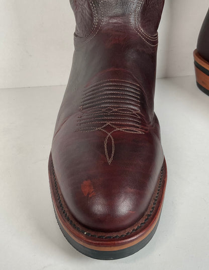 Chippewa Corbel Wellington Cowboy Boots | USA Made | Briar Pitstop | 14 D
