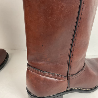 Vintage Georgia Western Work Boots 9.5 Thick Hide USA Made
