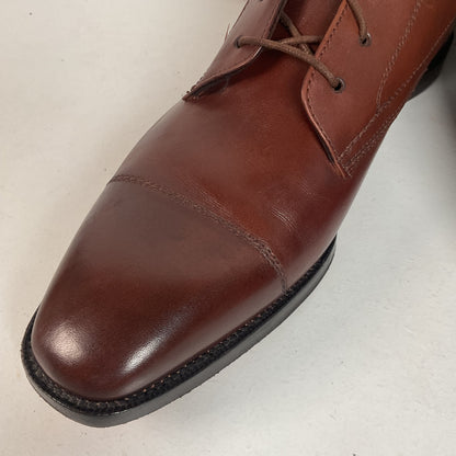 Women’s Ralph Lauren Victorian Style Boots 6.5 B Brown Leather Purple Label