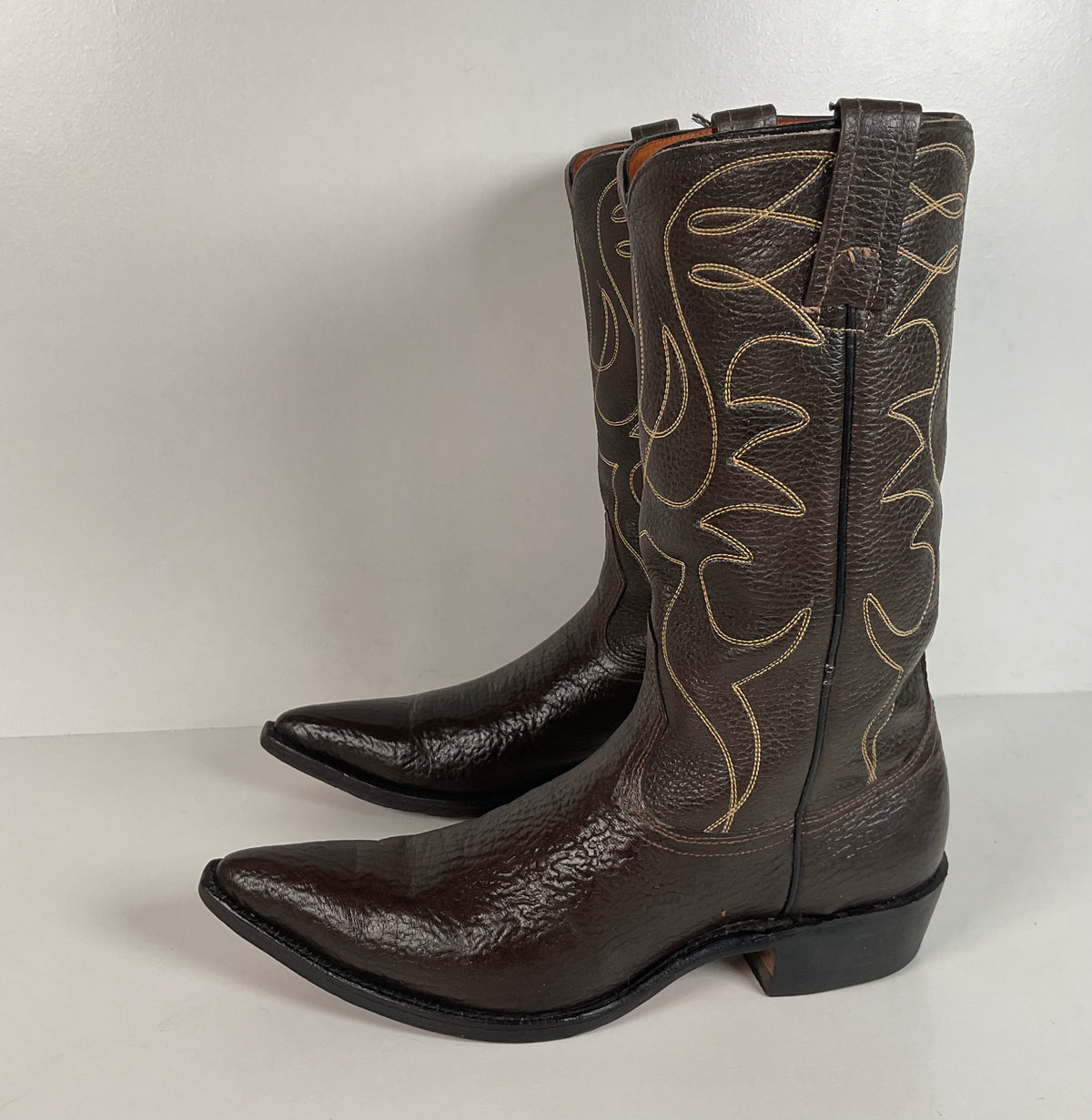Vintage Acme Cowboy Boots | 1960s | Brown | Narrow | Men’s 8 | Women’s 9