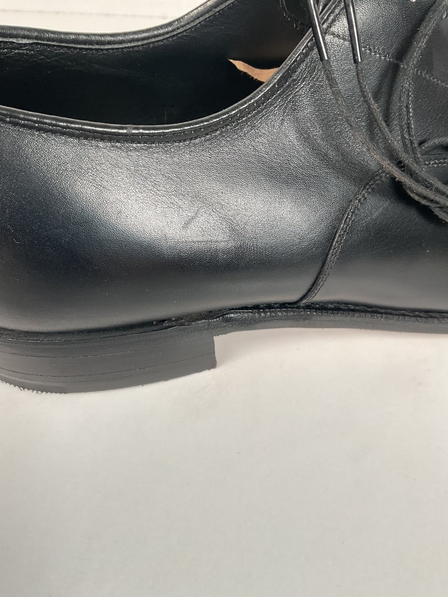 Vintage Johnston Murphy Cap Toe Oxford Shoes 11 D USA Made Crown Aristocraft