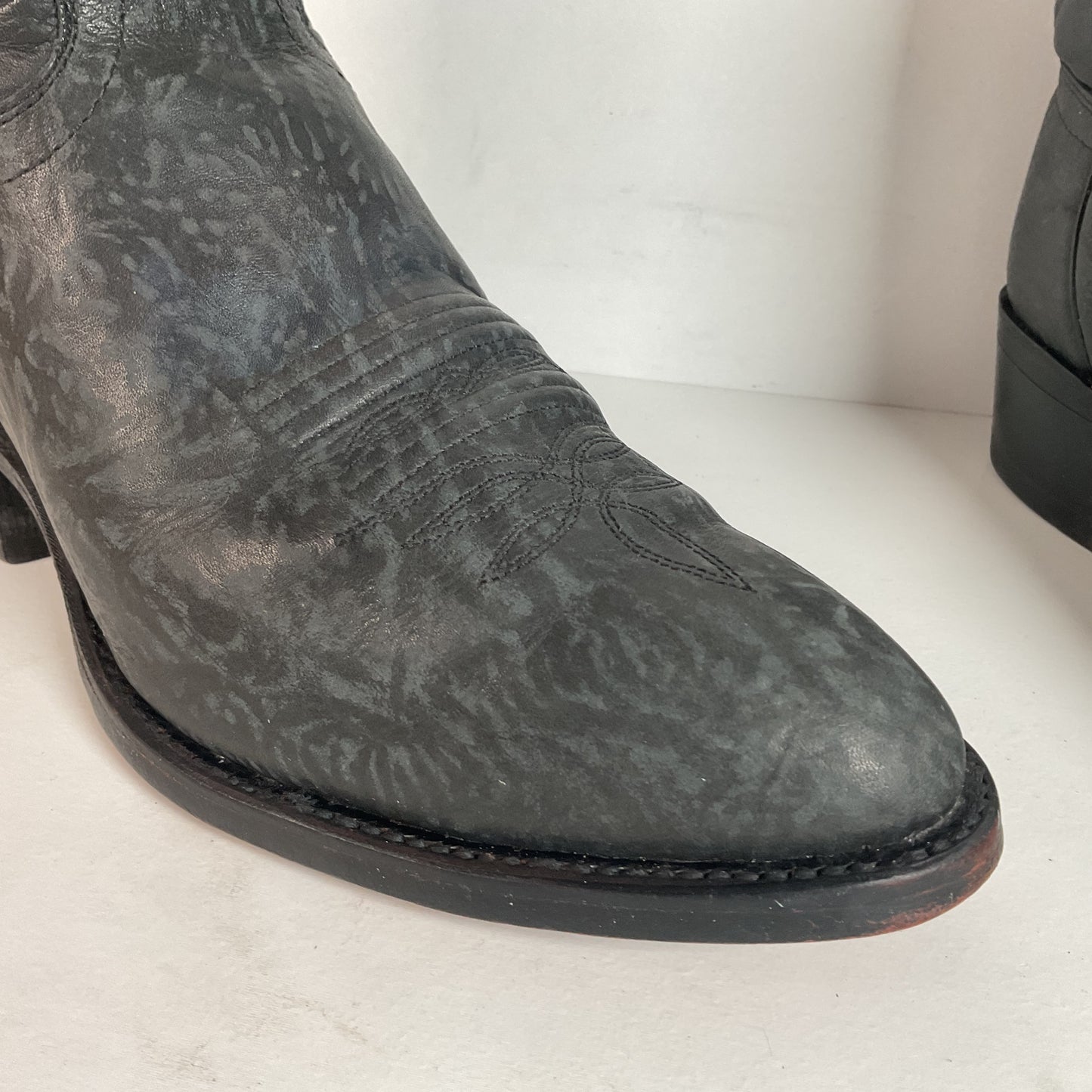 Vintage Texas Sueded Shoulder Cowboy Boots | USA Made | Men’s 8.5 D