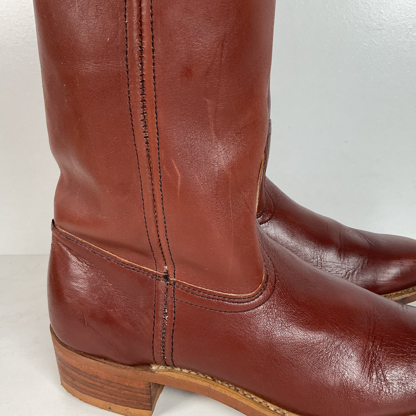 Vintage Western Campus Boots | Chunky | USA Made | Women’s 7 B