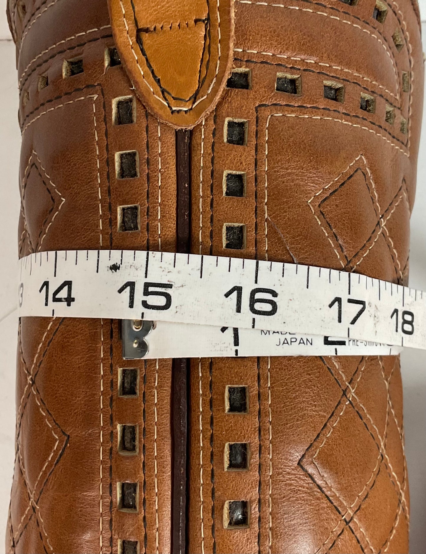 Vintage Patchwork Cowboy Boots | Quilted | 1960s-1970s | Men’s 10 E