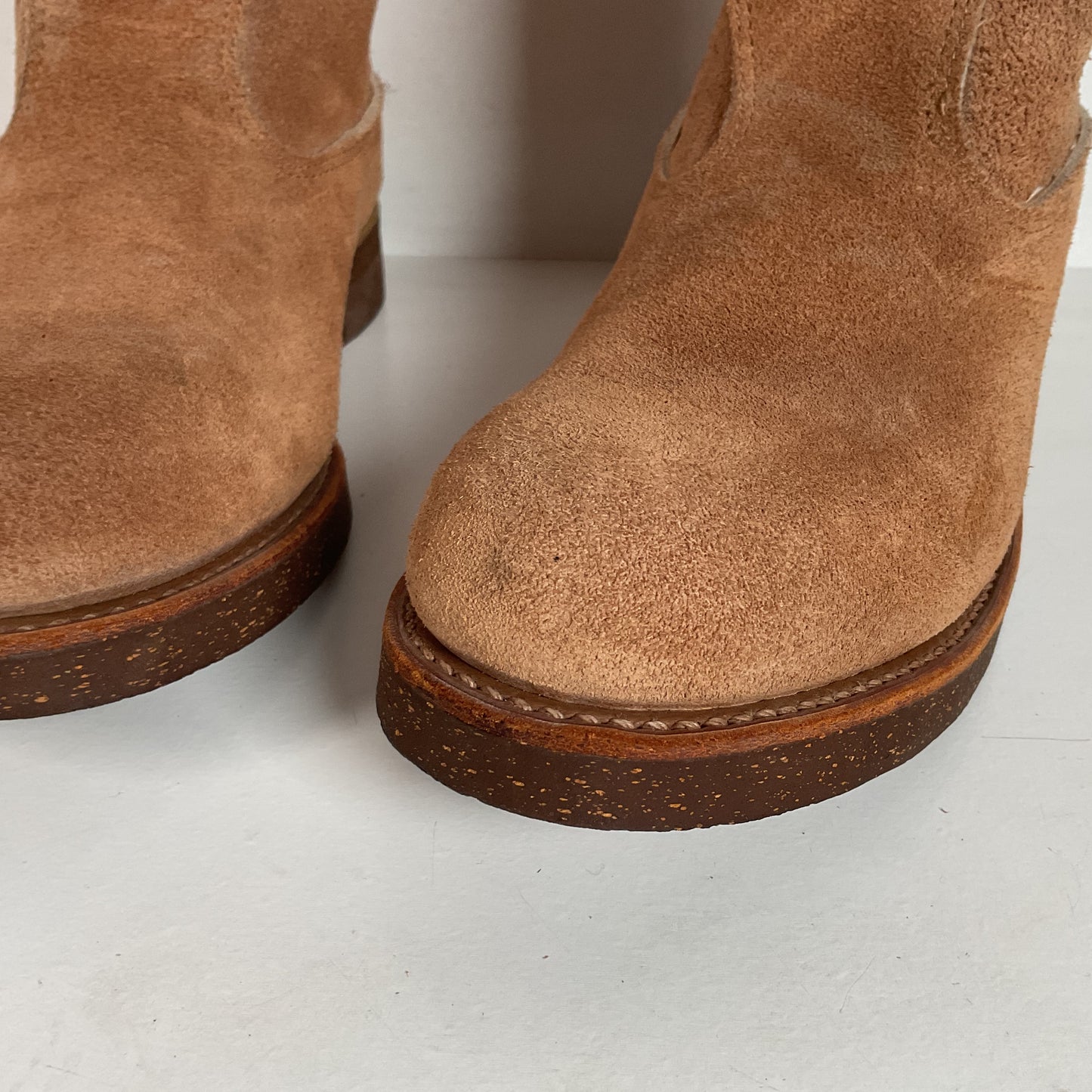 Vintage Sears Roebuck Wellington Boots | Rough Out Suede | Wearmaster | 8 D