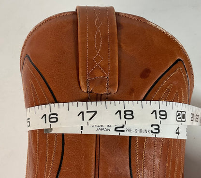 Vintage Dan Post Line Dancing Cowboy Boots 12 B Made in Spain