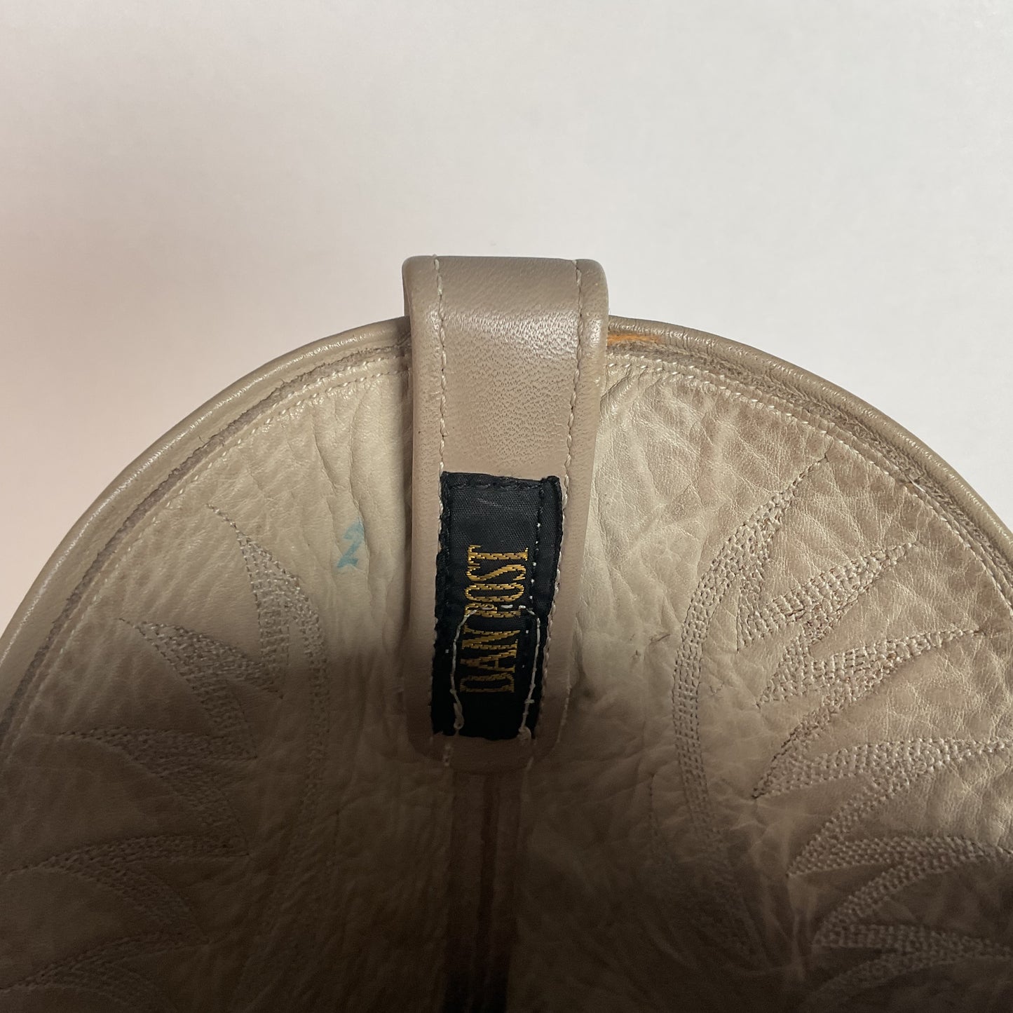 Vintage Dan Post Monitor Lizard Cowboy Boots | Golden Spur Collection | Blonde | 10 D