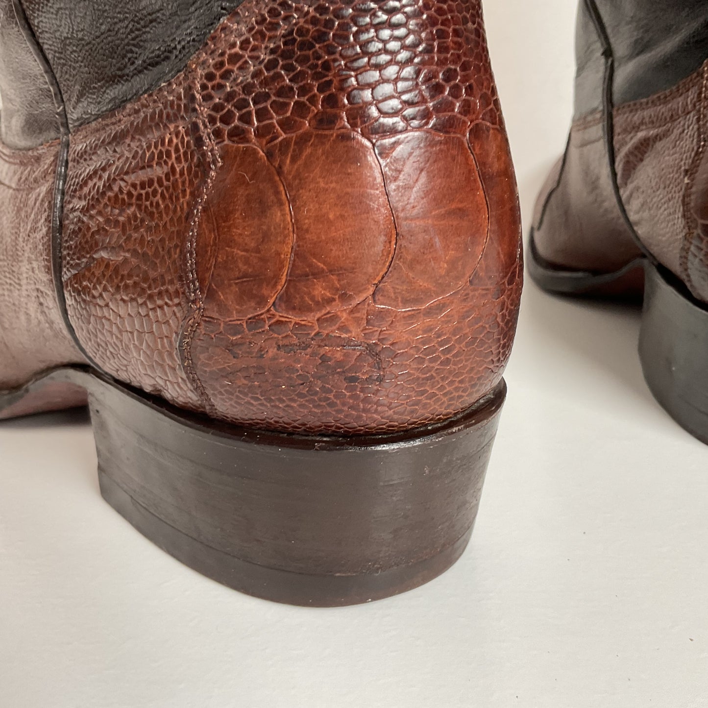 Vintage Cuadra Ostrich Leg Cowboy Boots | Exotic | Men’s 10.5