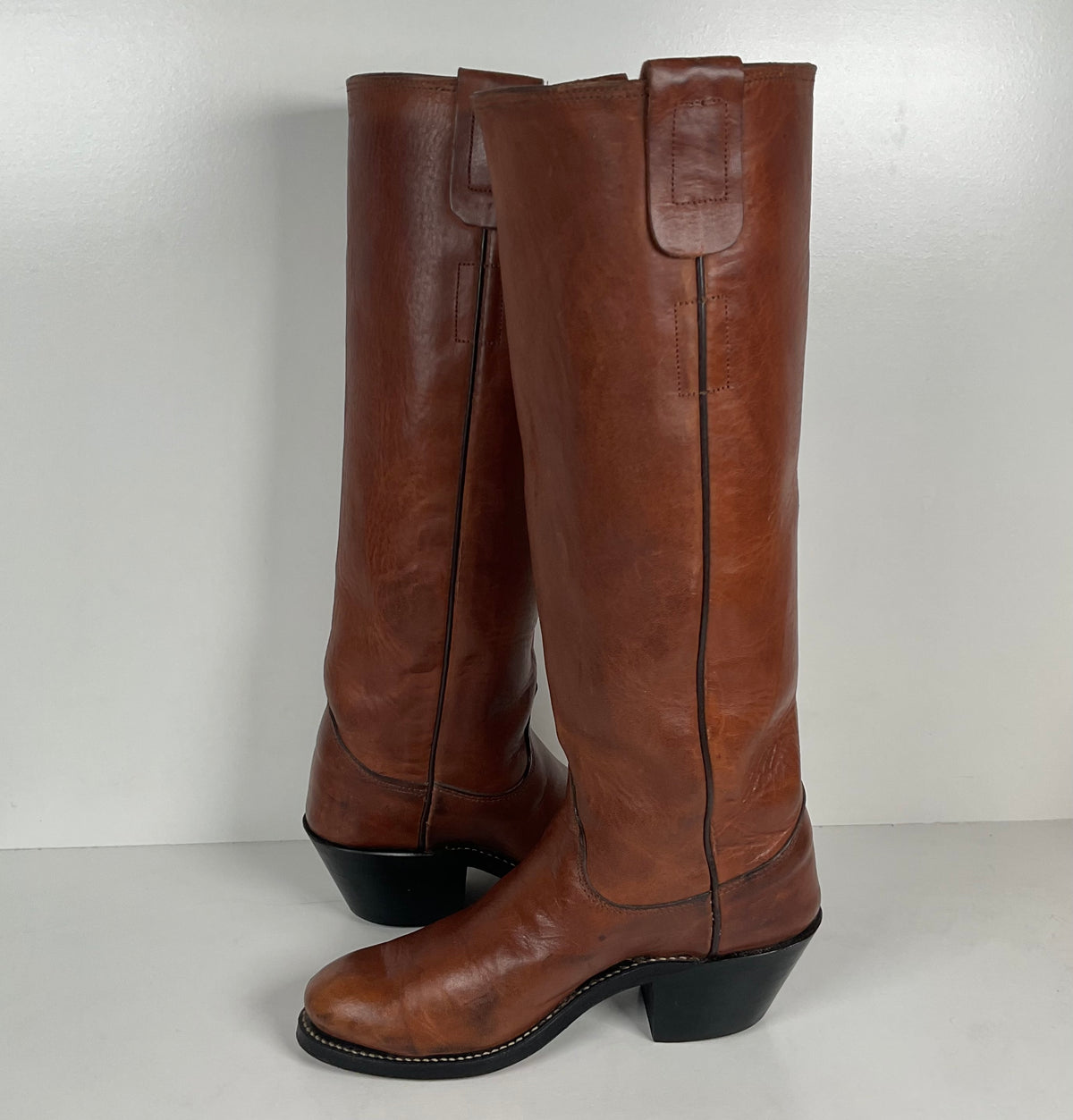 Vintage Olathe Tall Top Buckaroo Boots | USA Made | Men’s 5 B | Women’s 6