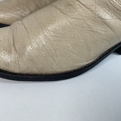 Vintage Dan Post Smooth Ostrich Cowboy Boots | Exotic | USA Made | 10.5 D