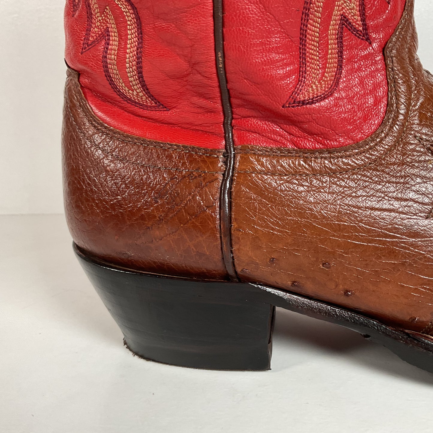 Lucchese 2000 Cowboy Boots | Full Quill Ostrich | Exotic | Men’s 8.5 D