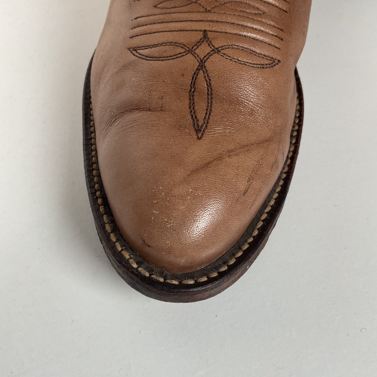 Vintage Tony Lama Gold Label Cowboy Boots | Marbled Leather | Men’s 8 D