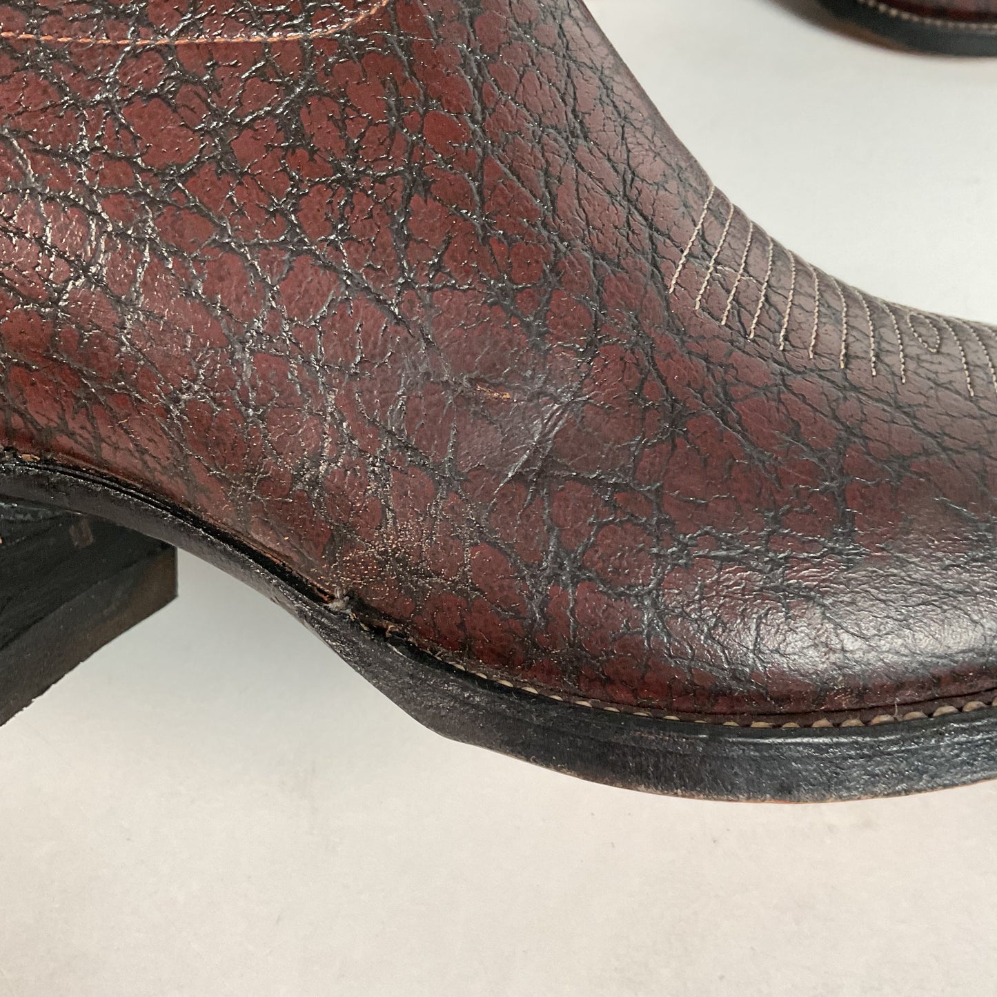 Vintage Tony Lama Caribou Buckaroo Boots | Exotic | Gold Label | Cowboy | 11 E