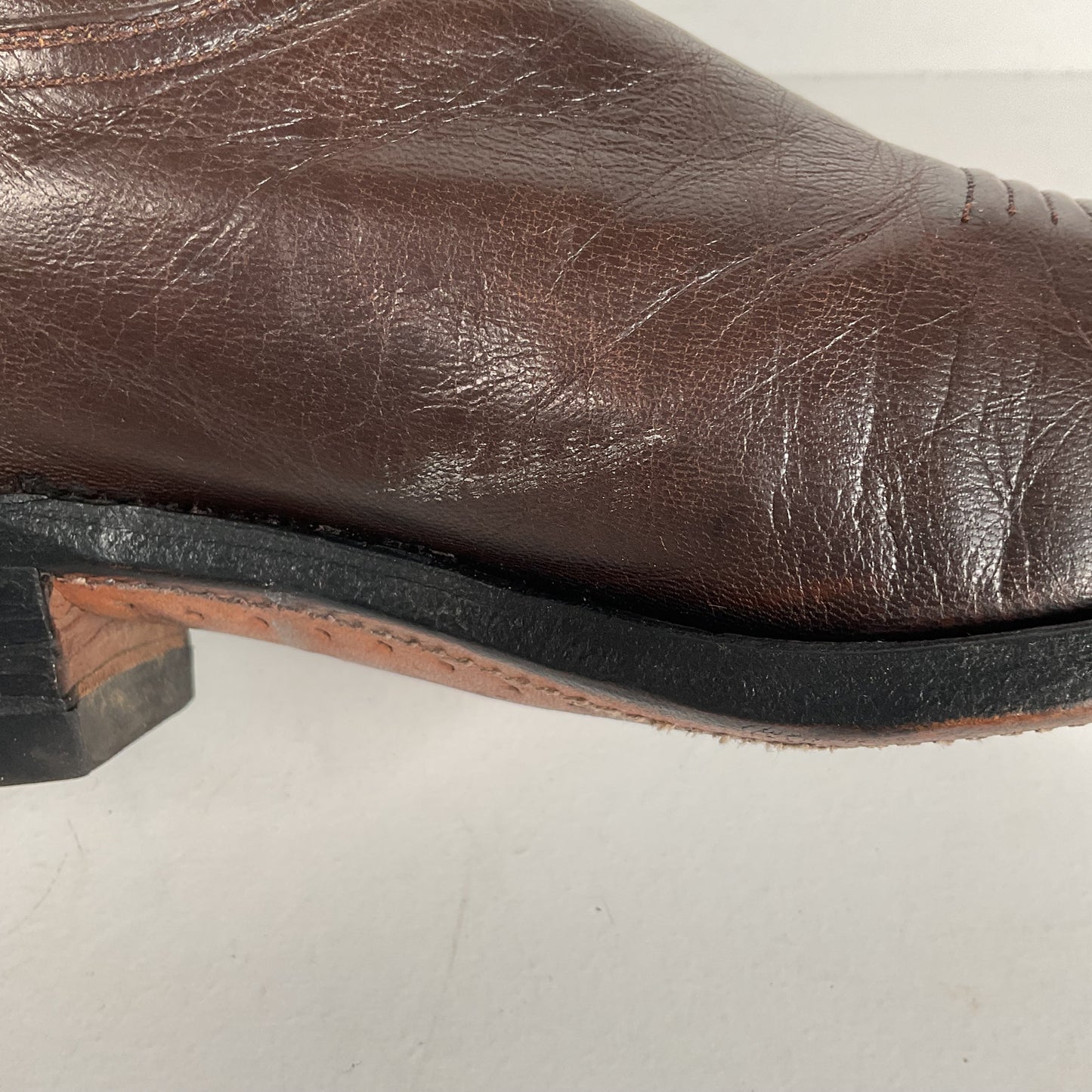 Vintage Justin Pee Wee Cowboy Boots | 1960s | Fort Worth Label | Men’s 9 C