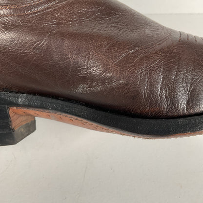 Vintage Justin Pee Wee Cowboy Boots | 1960s | Fort Worth Label | Men’s 9 C