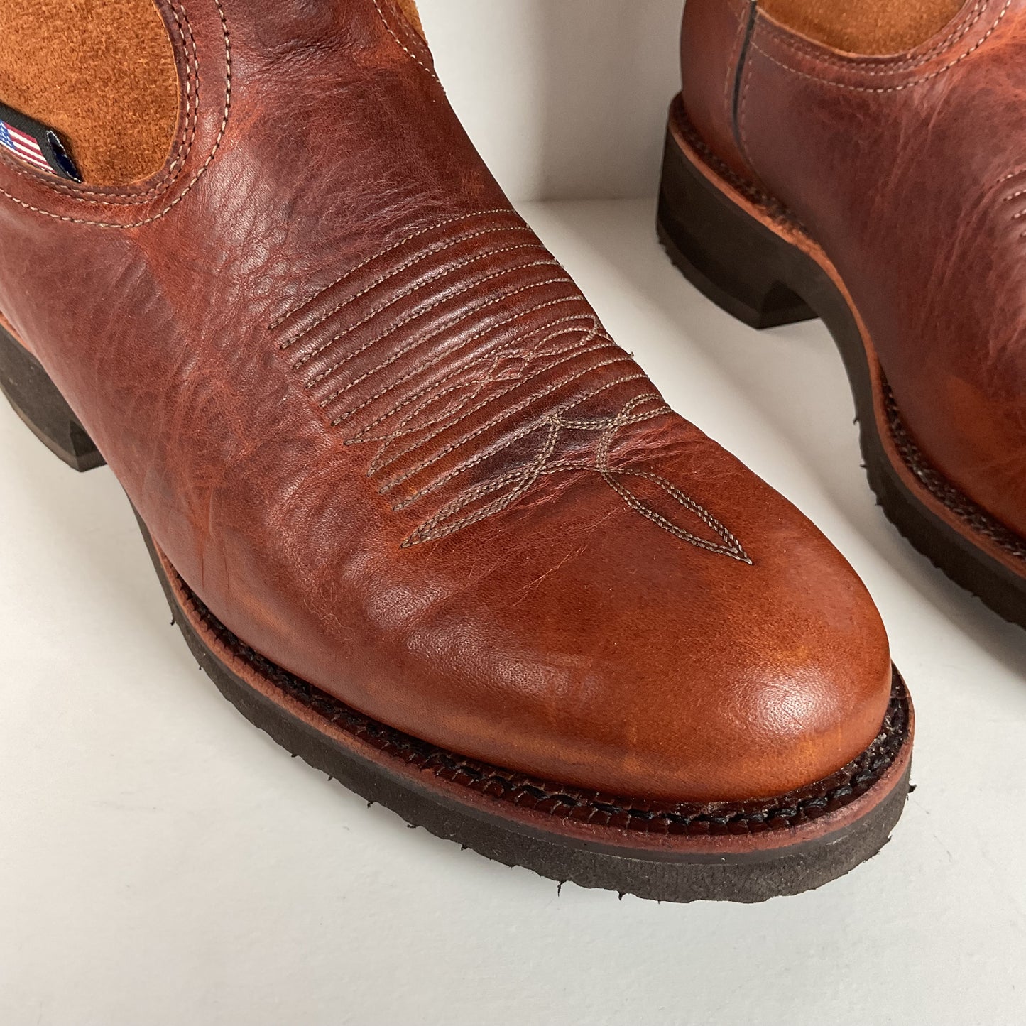 Chippewa Cowboy Boots | USA Made | Soft Toe | Men’s 9 D
