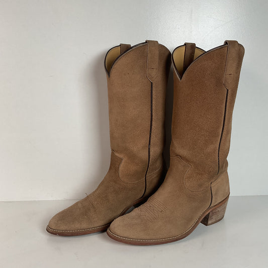 Vintage Frye American Classics Cowboy Boots | Rough Out | USA Made | Men’s 8.5 D