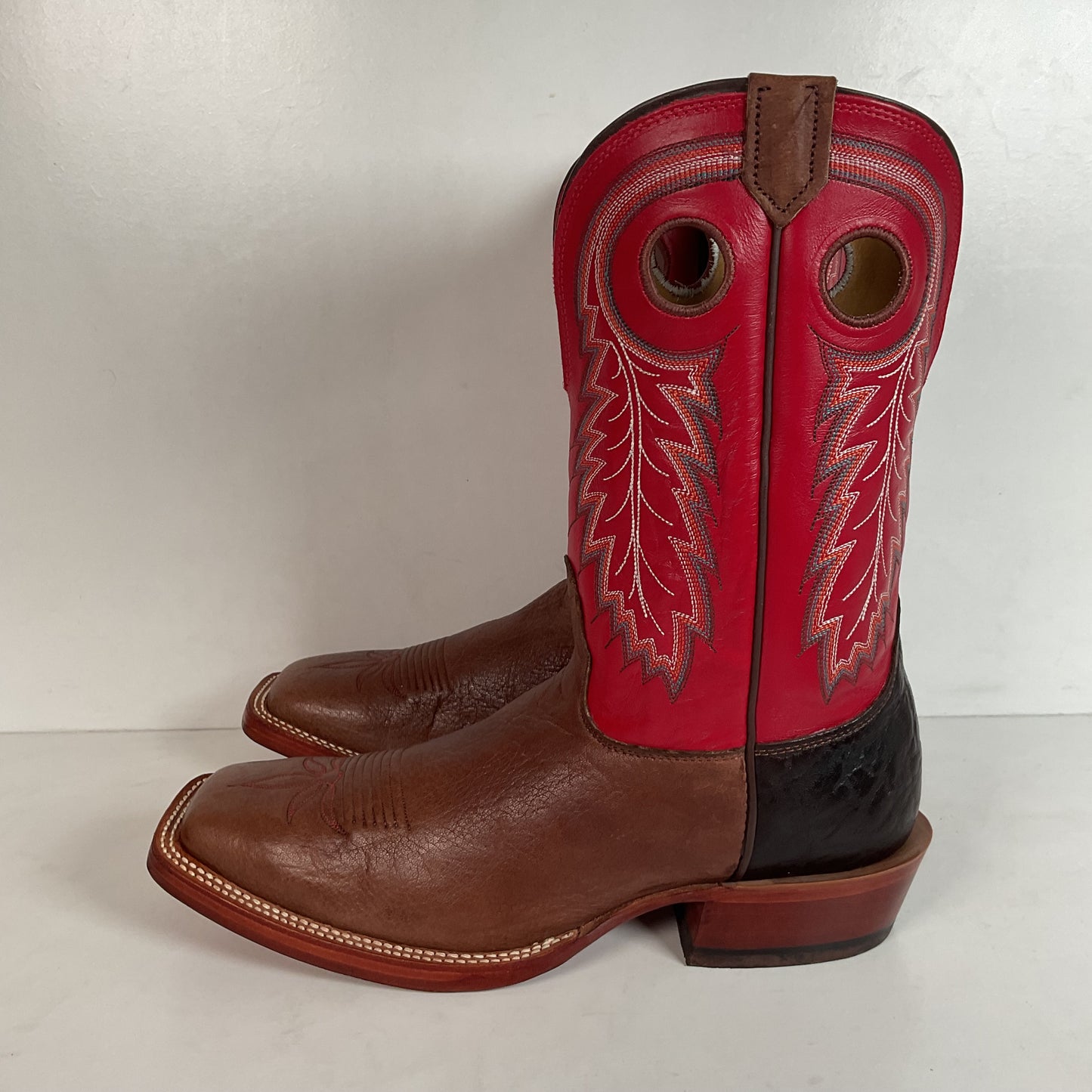 Nocona Shorty Buckaroo Boots 11.5 D Punchy USA Made