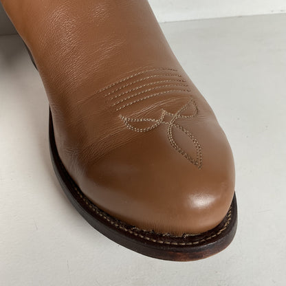 Stewart Fine Handmade Cowboy Boots | Custom | Set of (2) | Deertan | Men’s 9.5