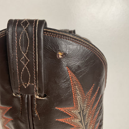 Vintage Tony Lama Teju Lizard Cowboy Boots | Gold Label | 7.5 B | Women’s 8.5