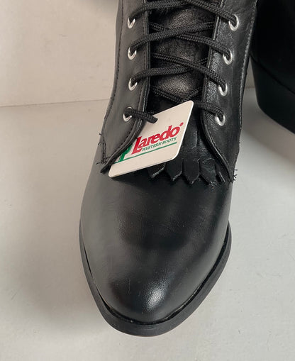 Laredo Edwardian Lace Up Boots | Western Packer | USA Made | Women’s 7 M
