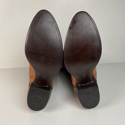 Vintage Tony Lama Bull Shoulder Cowboy Boots | USA Made | Men’s 9 D