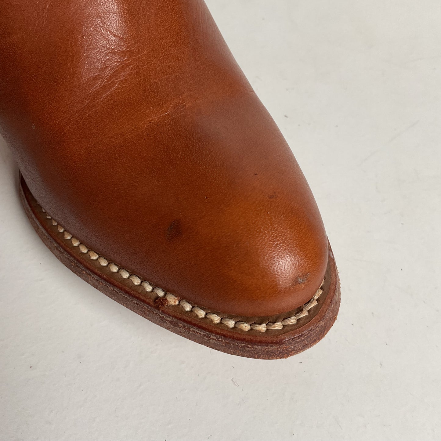 1970s Frye Mustang Riding Boots 6 B Black Label USA Made