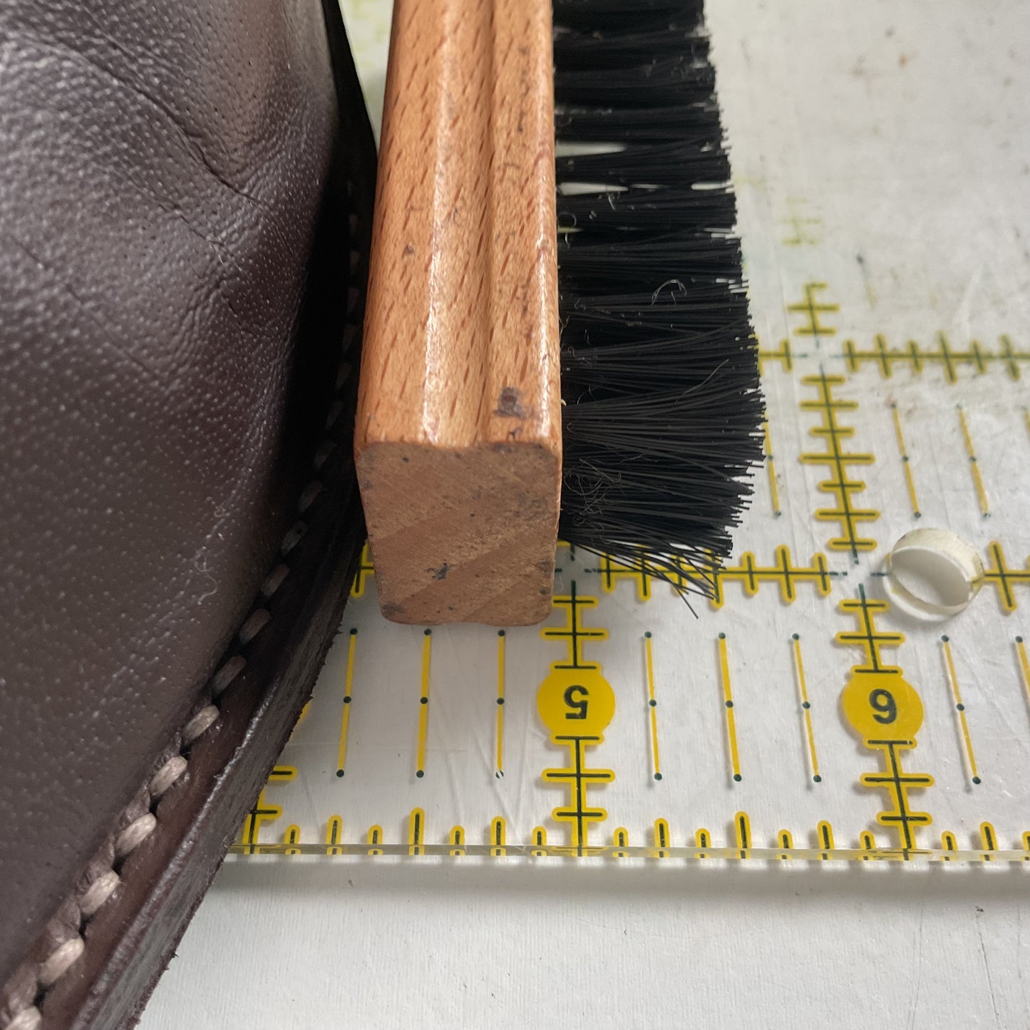 Vintage Nocona Brown Boar Skin Cowboy Boots 13 D Wild Pig