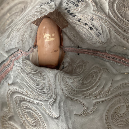 Vintage Tony Lama Python Snakeskin Cowgirl Boots | Dark Blue | Women’s 8 M