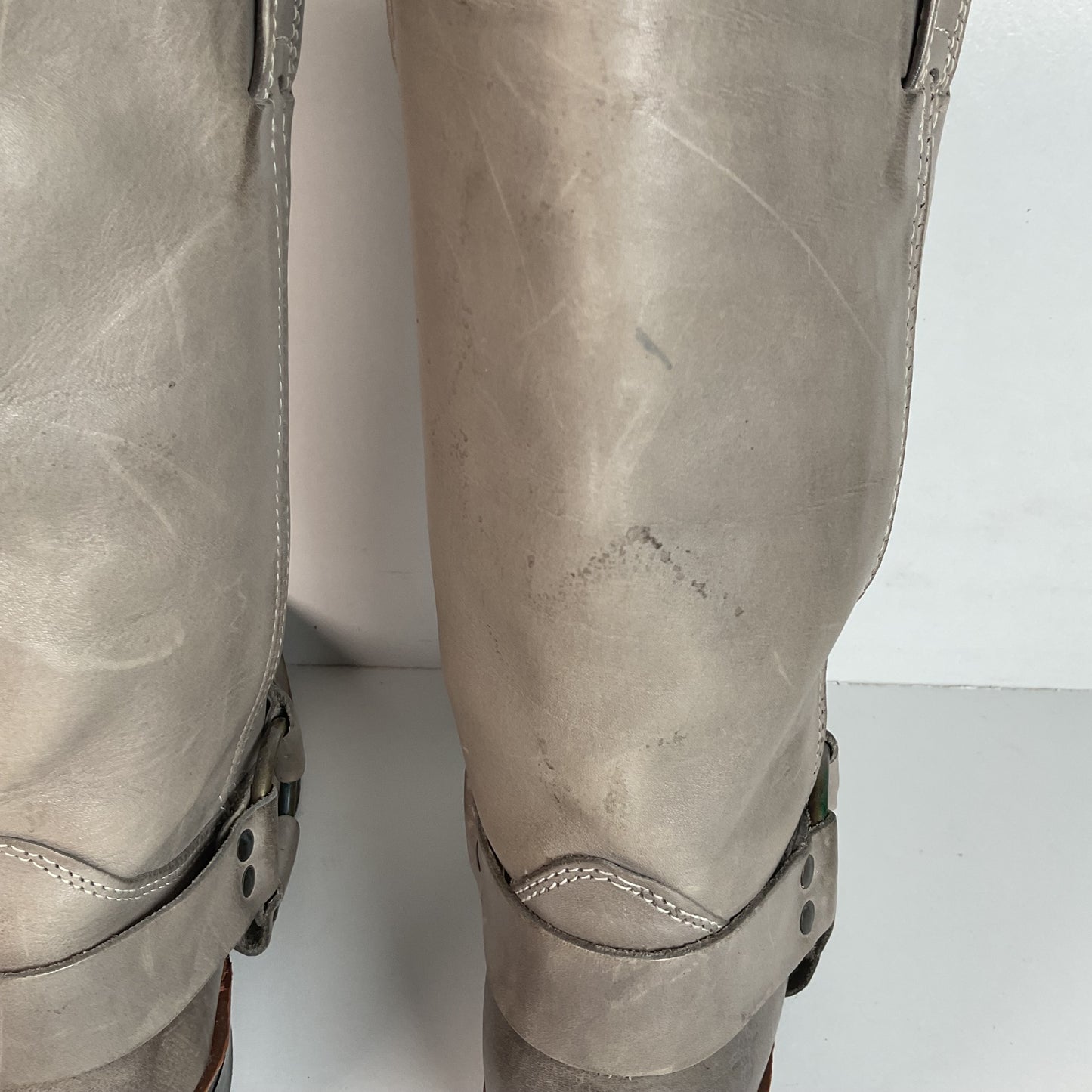 Frye Women’s 12 R Harness Boots 9 M Retired Slate Grey Color