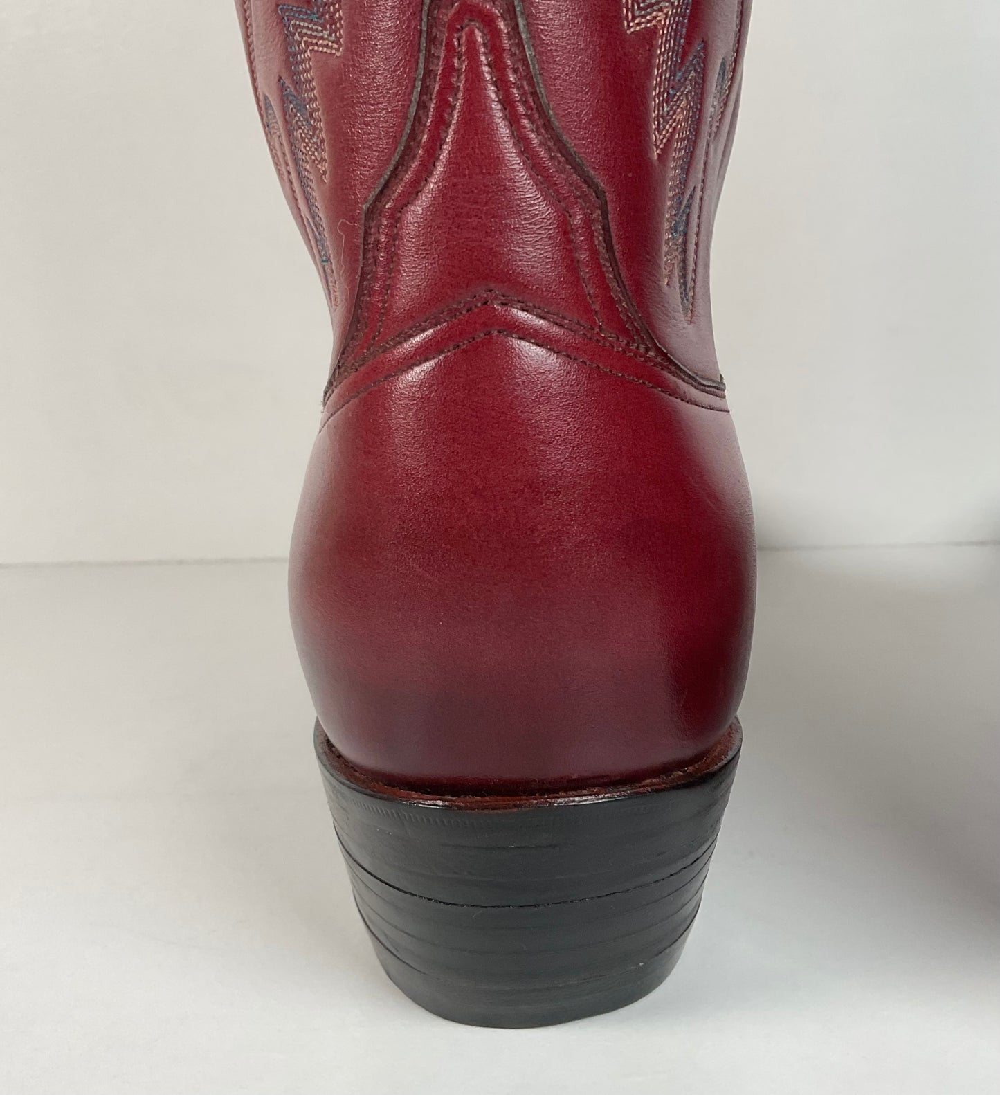 Vintage Lucchese San Antonio Cowboy Boots | Burgundy | Men’s 9 D